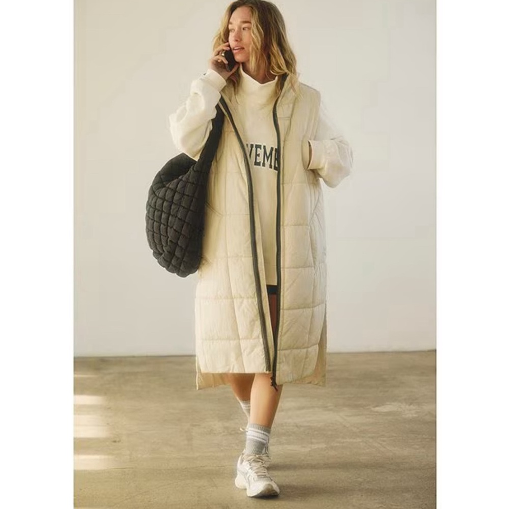 FP Movement On The Move Packable Puffer Sleeveless Knee Length Vest